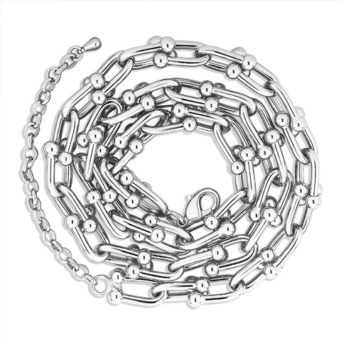 8mm Tiffy Horseshoe Link Necklace