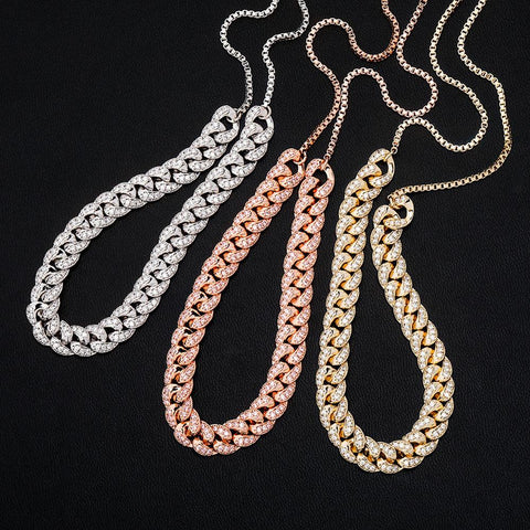 10mm Cuban Link Adjustable Necklace