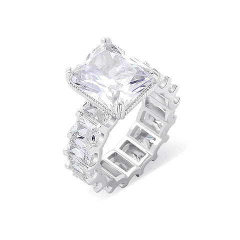 Radiant Cut Diamond Cocktail Ring