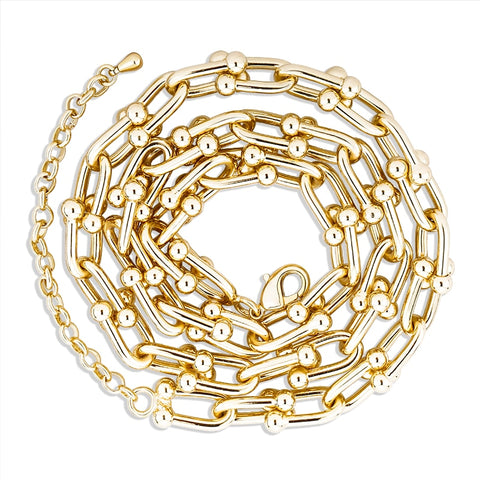 8mm Tiffy Horseshoe Link Necklace