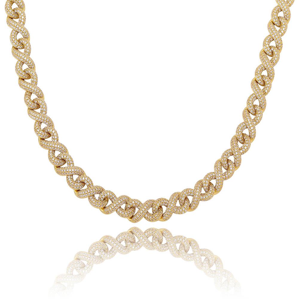 12mm Infinity Link Necklace