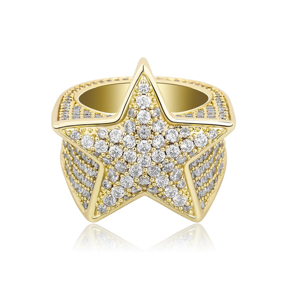 25mm Pavé Star Ring