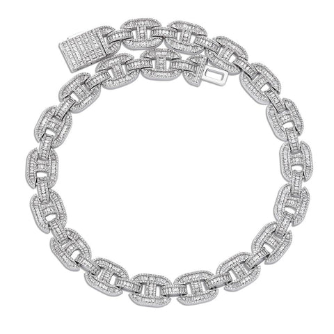 15mm Diamond Mariner Link Chain