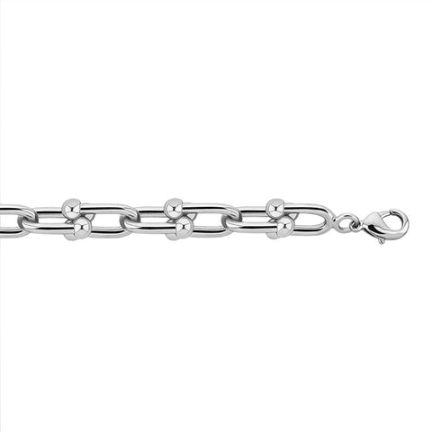 8mm Tiffy Horseshoe Link Necklace