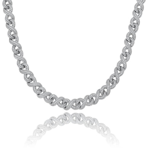 12mm Infinity Link Necklace