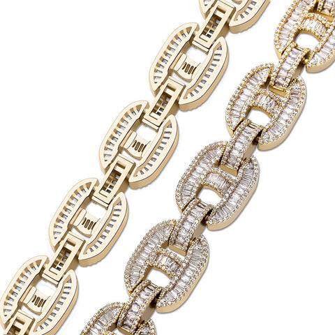 15mm Diamond Mariner Link Chain