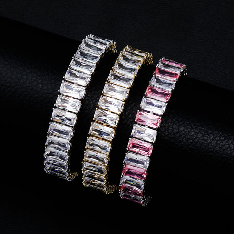 10mm Baguette Tennis Bracelet