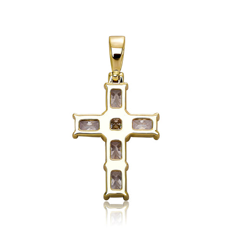 Diamond Celestial Cross Pendant Chain