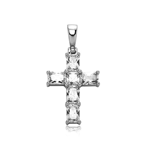 Diamond Celestial Cross Pendant Chain