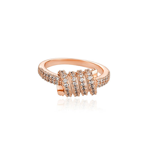 Diamond Barbed Wire Ring