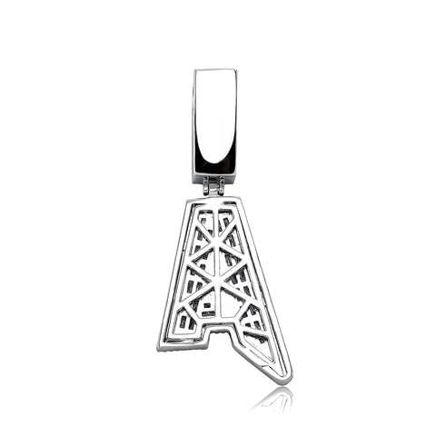 Sparkling Diamond Baguette Pendant Chains