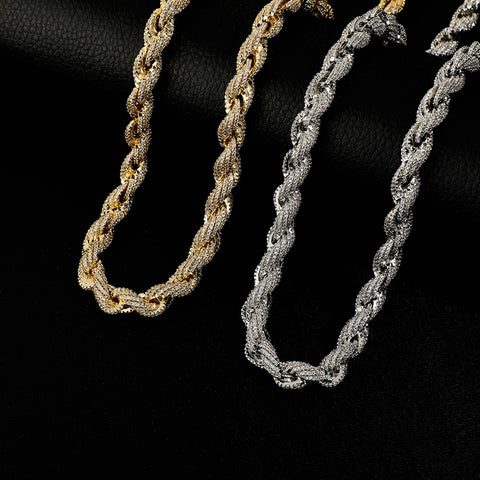 8mm Diamond Rope Chain