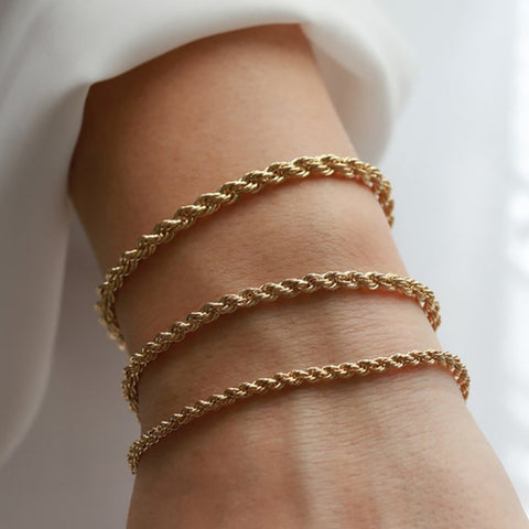 Classic Rope Chain Bracelet