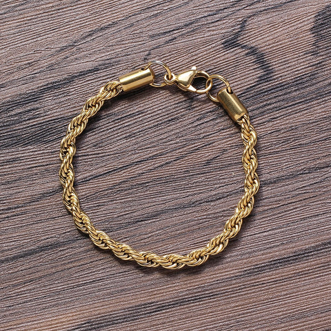 Classic Rope Chain Bracelet